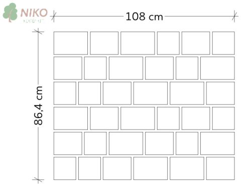 Viastein Pulito trio mokka árnyalt 5 cm