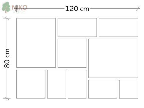 Viastein Florence strukturált mokka árnyalt 6 cm
