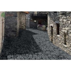   Viastein Old Stone strukturált antracit/fehér árnyalt 7 cm