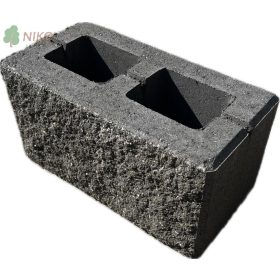 BetonEpag Hasított kerítés alapkő Nero