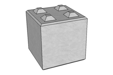 BetonEpag Megablokk 80x80x80 cm