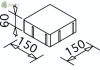 BetonEpag Flamand antik 6 cm szürke