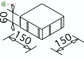 BetonEpag Flamand antik terrakotta 6 cm