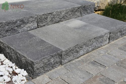 Leier Kaiserstein CASTRUM lépcsőblokk füstantracit melírozott
