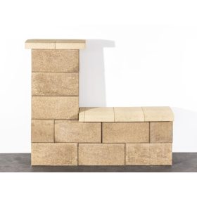   Leier Kaiserstein Modern kerítéskő natúr normál beige-barna satírozott