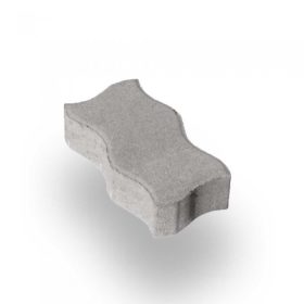 Leier Serpention szürke 8 cm 