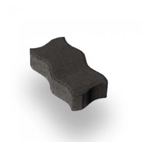 Leier Serpention antracit 8 cm 