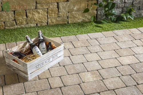Leier Castrum antik sepia 5 cm
