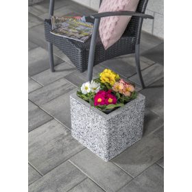 Leier Virágtartó Láda Gyöngykavicsos mosott felület