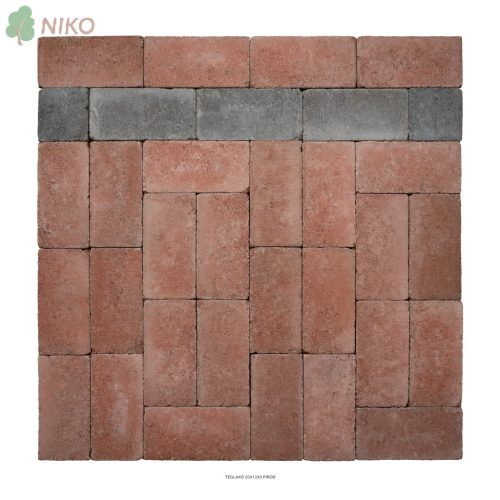 Terrán Téglakő piros 5 cm