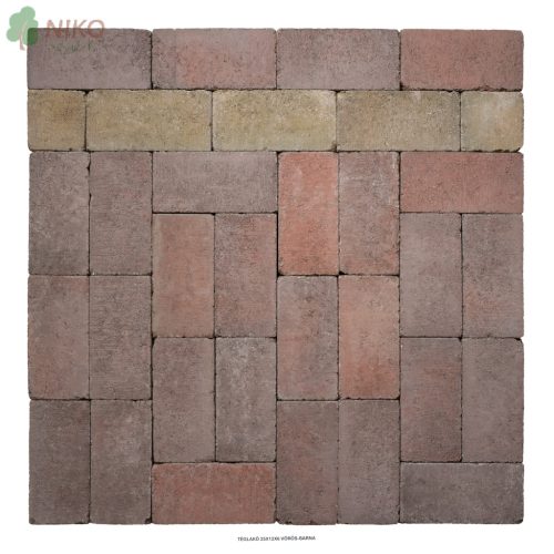 Terrán Téglakő vörös barna 6 cm