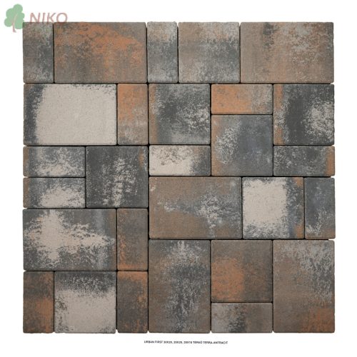 Terrán Urban First terra-antracit 6 cm