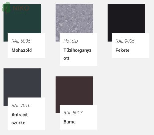 3D szimpla huzalos kerítéstáblák ø 4 mm